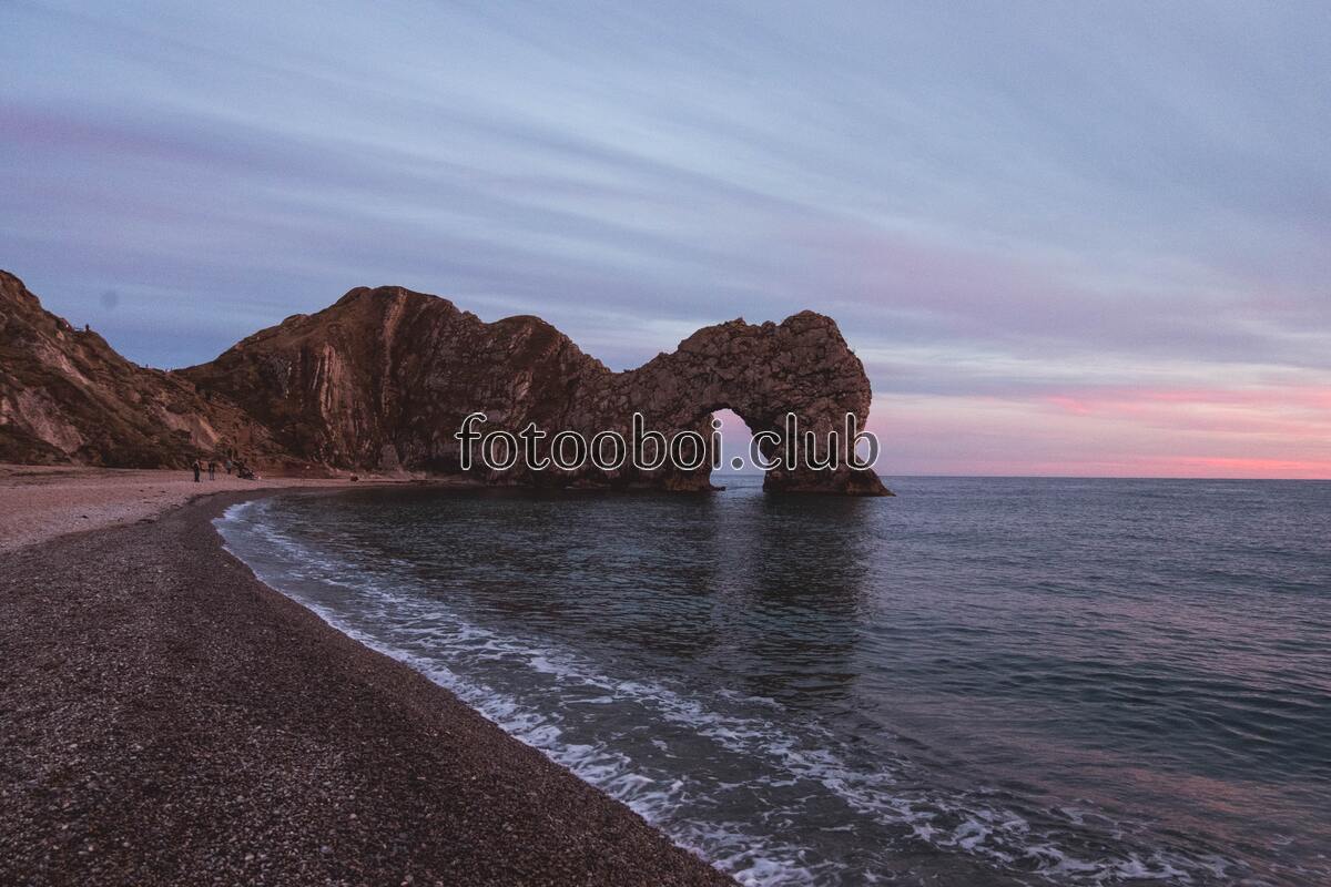 вода, море, океан, закат, природа